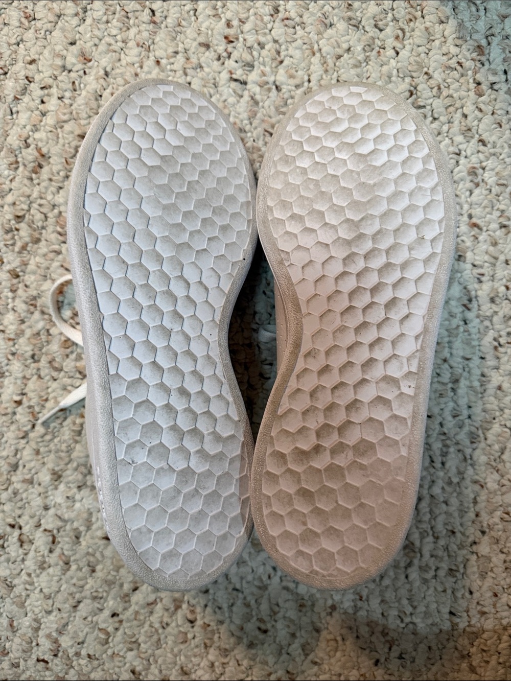 adidas White Low-Top Leather Sneakers - Picture 4 of 5